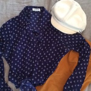 Anchors Away button down by Express
